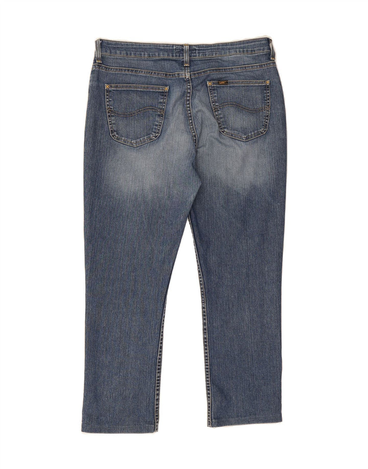 LEE Womens Cameron Cropped Jeans W36 L26 Blue Cotton Vintage Lee and Second-Hand Lee from Messina Hembry 