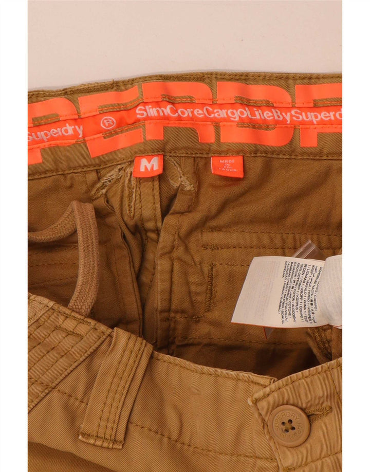 Męskie spodenki cargo Superdry Medium W30, beżowa bawełna