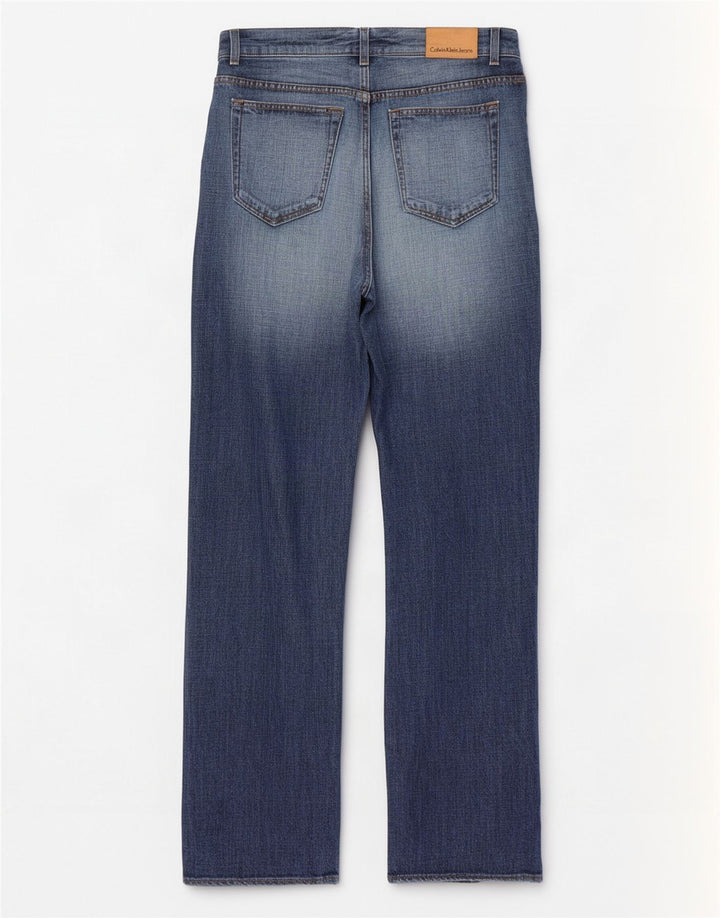 Męskie proste dżinsy Calvin Klein W33 L34 Niebieskie bawełniane