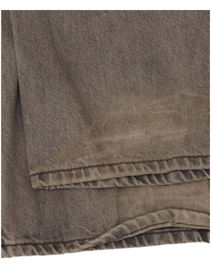 Damskie jeansy z szeroką nogawką Zara EU 38 Medium W28 L33 Szara bawełna