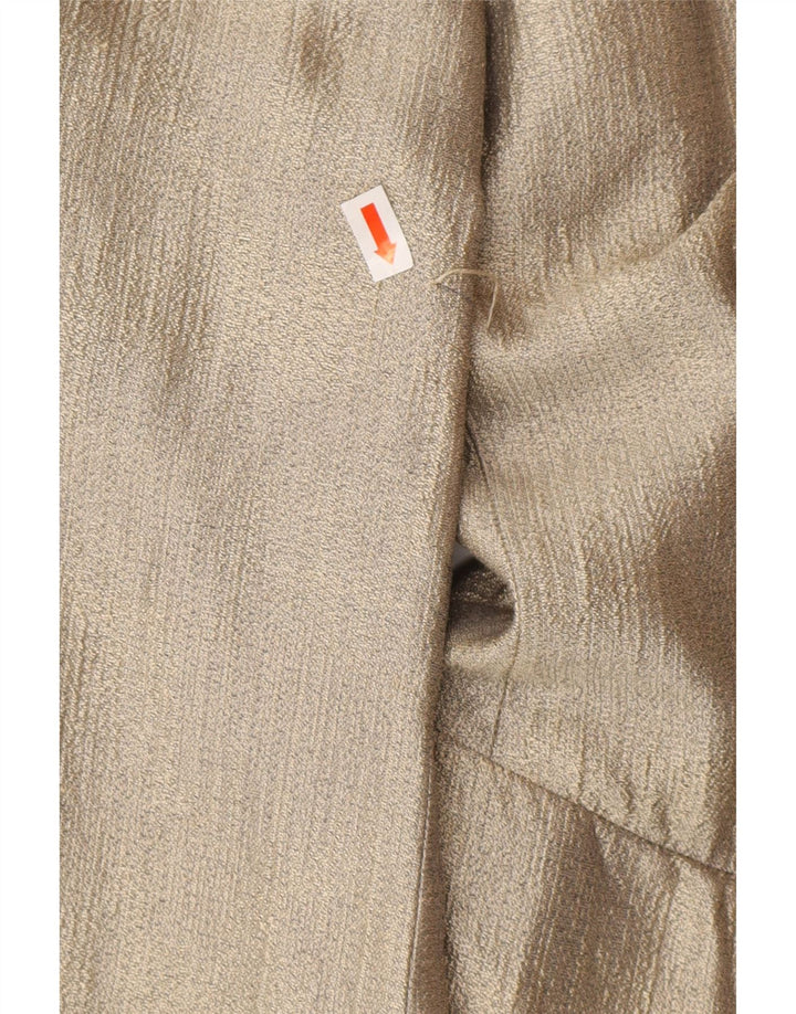 ESCADA Damska marynarka Elements Longline zapinana na 1 guzik EU 36 Small Gold