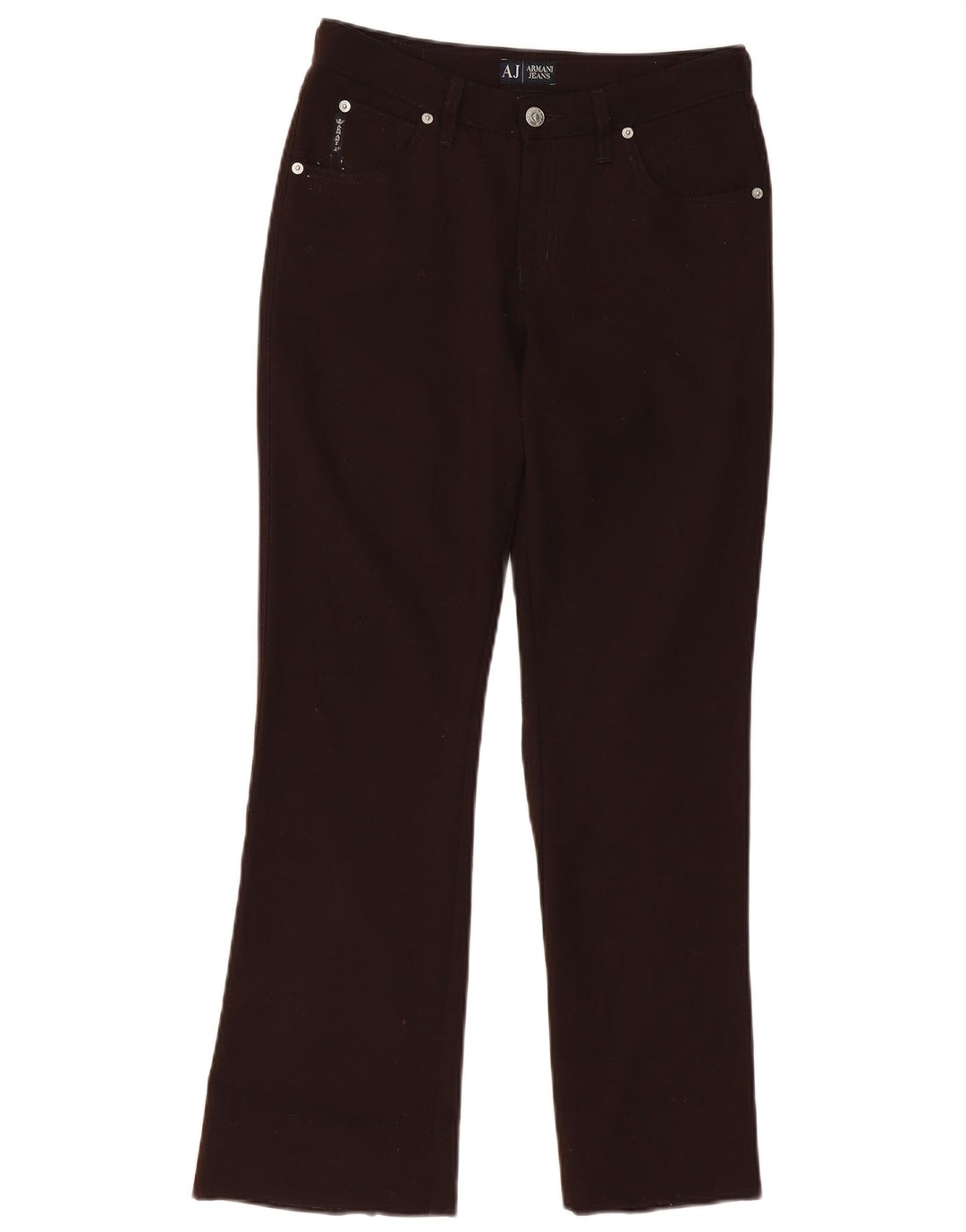 Spodnie damskie ARMANI Bootcut W28 L28 brązowe