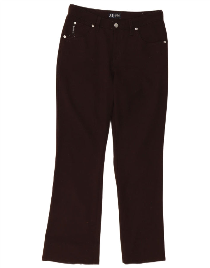 Spodnie damskie ARMANI Bootcut W28 L28 brązowe