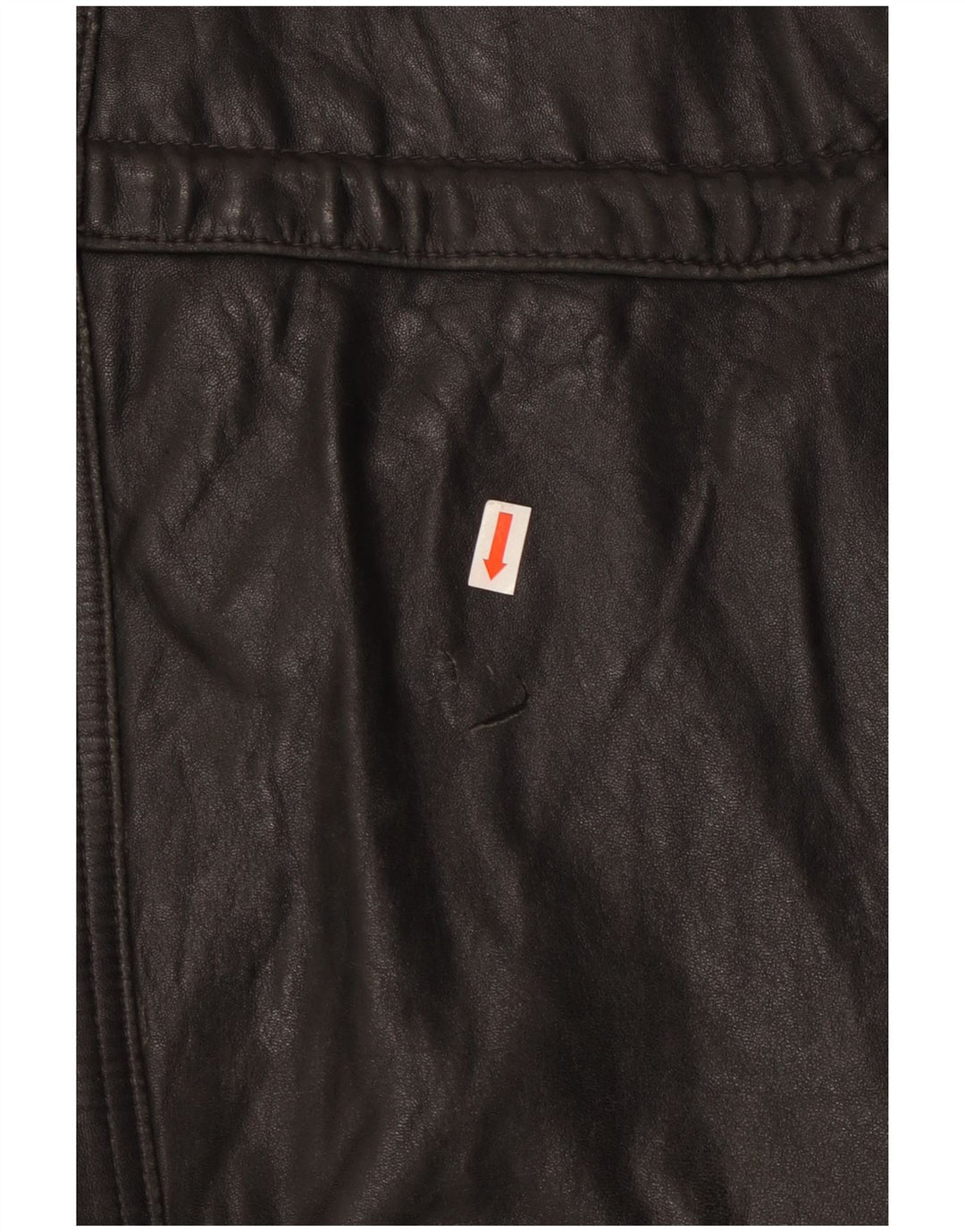 Vintage męska skórzana kurtka UK 44 2XL czarna skóra
