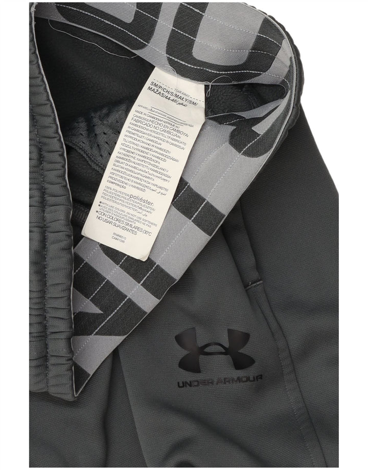 Męskie spodnie dresowe Under Armour, małe, szare, poliestrowe