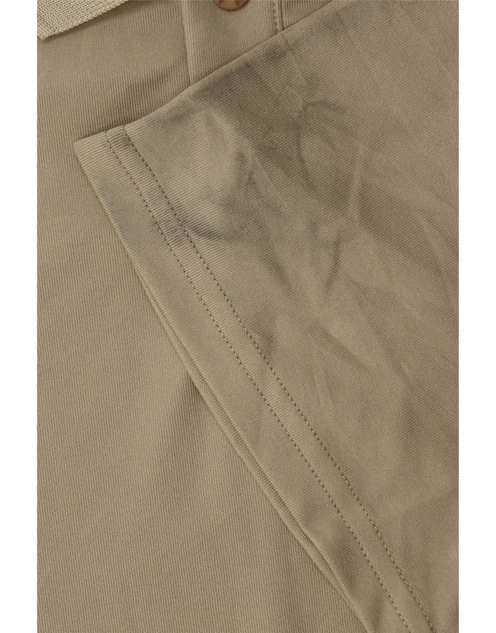 Męska koszulka polo UNDER ARMOUR, średni beż, poliester