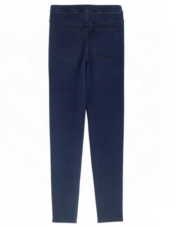 Marks & Spencer Womens Jegging Jeans UK 10 Small W28 L28 Blue Cotton