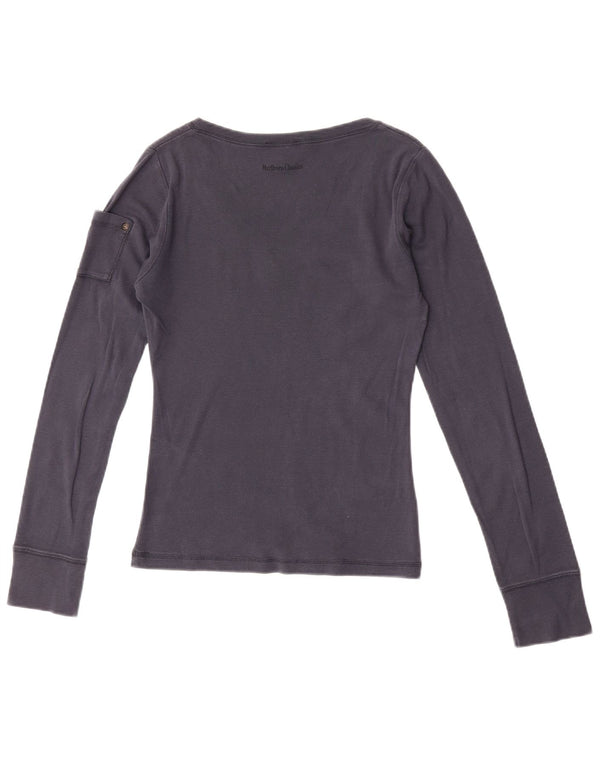 Damski top Marlboro Classics z długim rękawem, UK 18 XL, granatowy