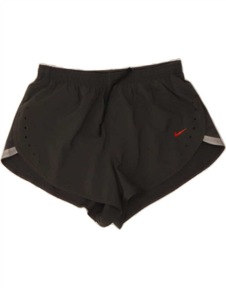 NIKE Womens Sport Shorts UK 12 Medium Grey Vintage Nike and Second-Hand Nike from Messina Hembry 