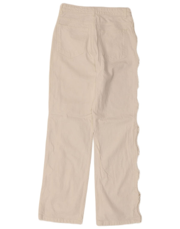 Damskie proste dżinsy Zara EU 36 XS W26 L29 Białe