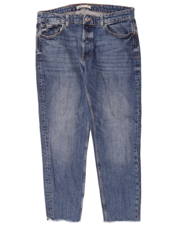 Męskie jeansy slim fit Zara EU 46 XL W36 L27 Niebieskie