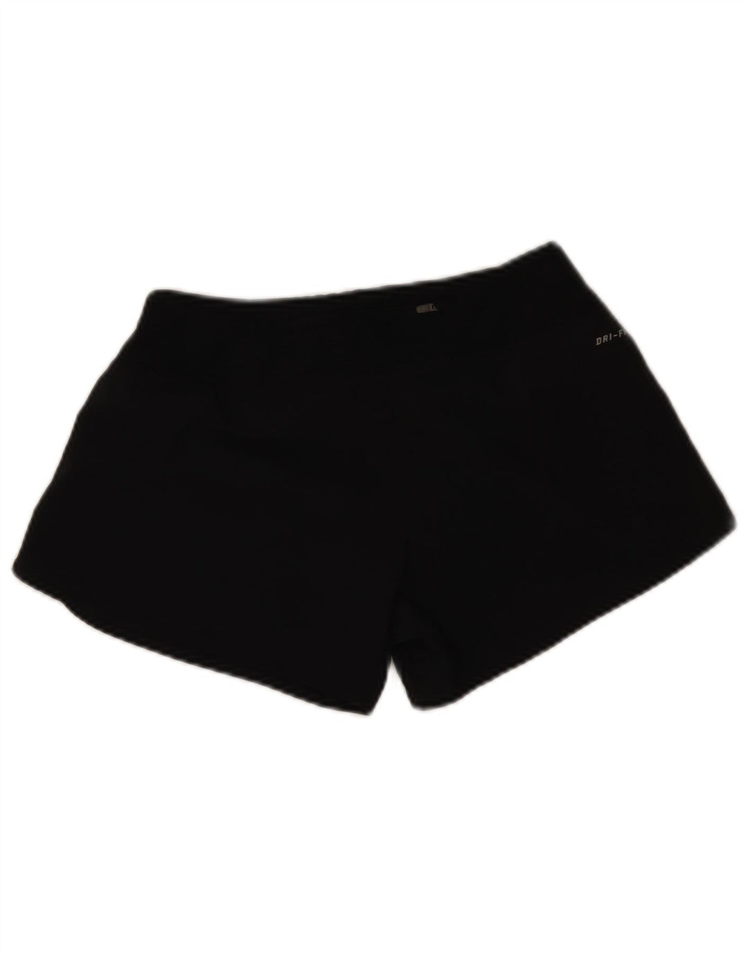 Damskie spodenki sportowe Nike Dri Fit UK 10, małe, czarne, poliestrowe