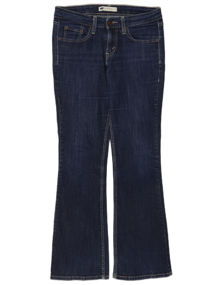Damskie jeansy Levi's 518 Super Low Bootcut US 7 Medium W30 L30 Granatowe