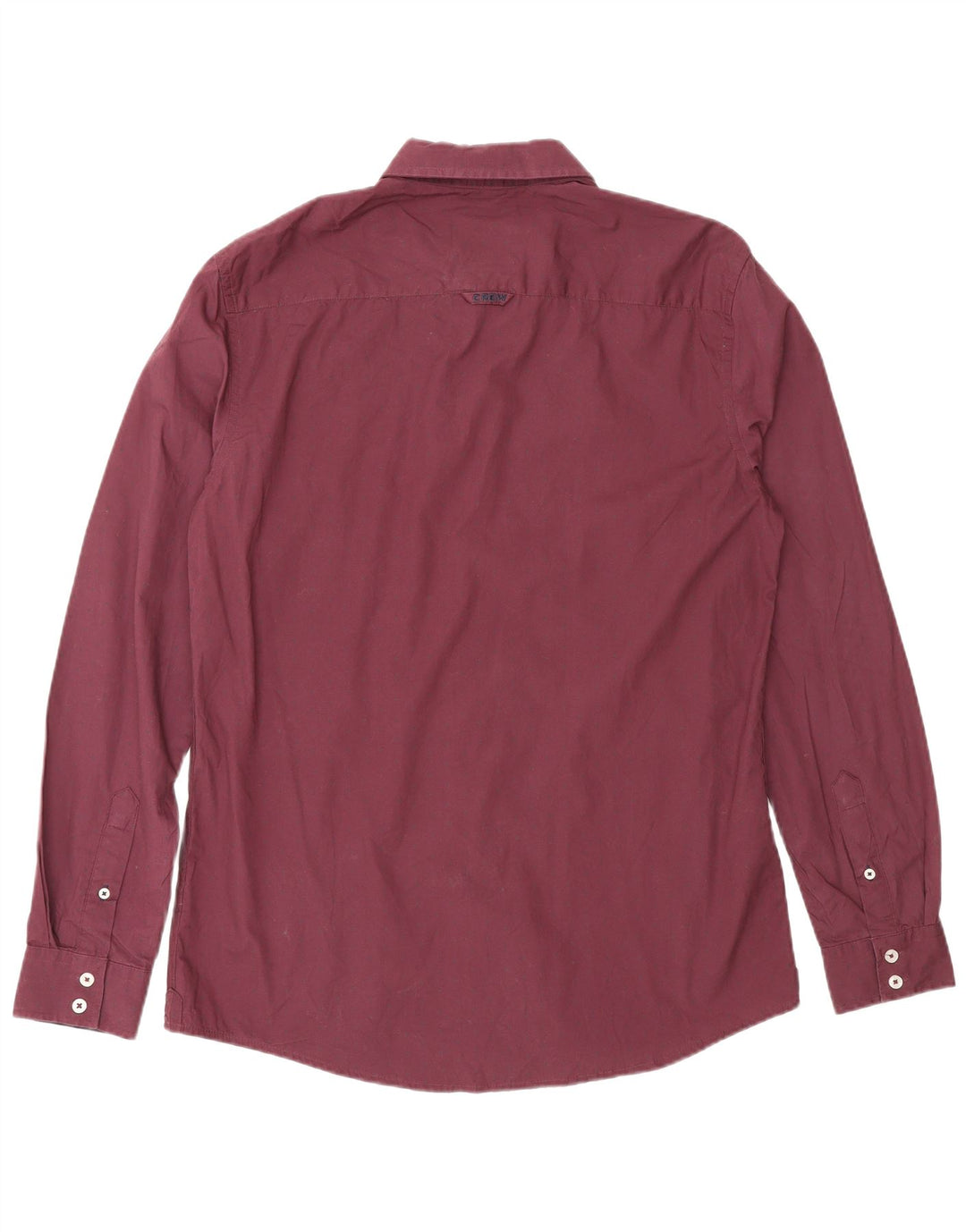 Crew Clothing Męska koszula o dopasowanym kroju, w kolorze średniego burgunda, w cętki