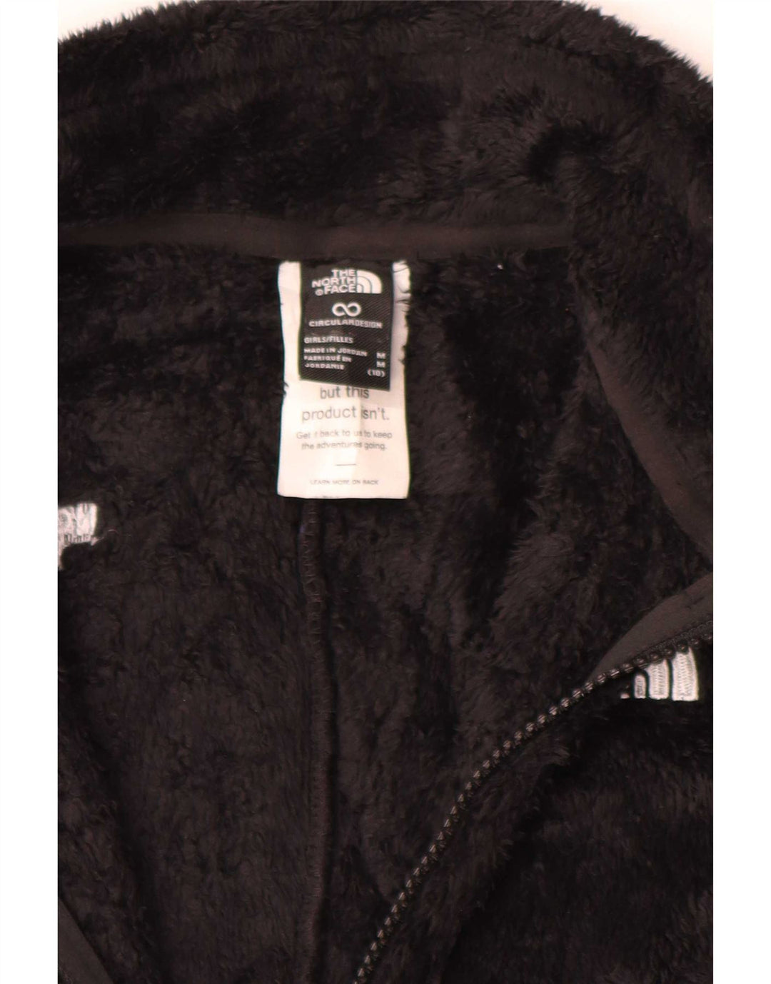 Kurtka polarowa dziewczęca The North Face 9-10 lat, średnia, czarna, poliestrowa
