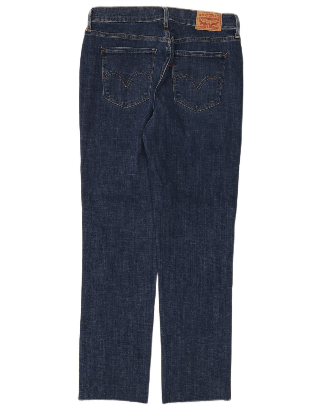 Damskie proste dżinsy LEVI'S o klasycznym kroju US 6 Medium W28 L27 Niebieska bawełna