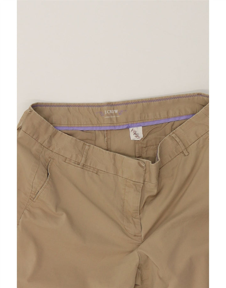 J. CREW Womens Chino Shorts US 10 Large W34 Brown Cotton Vintage J. Crew and Second-Hand J. Crew from Messina Hembry 