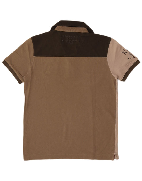 Męska koszulka polo do rugby Aeronautica Militare z grafiką, w kolorze średnio khaki