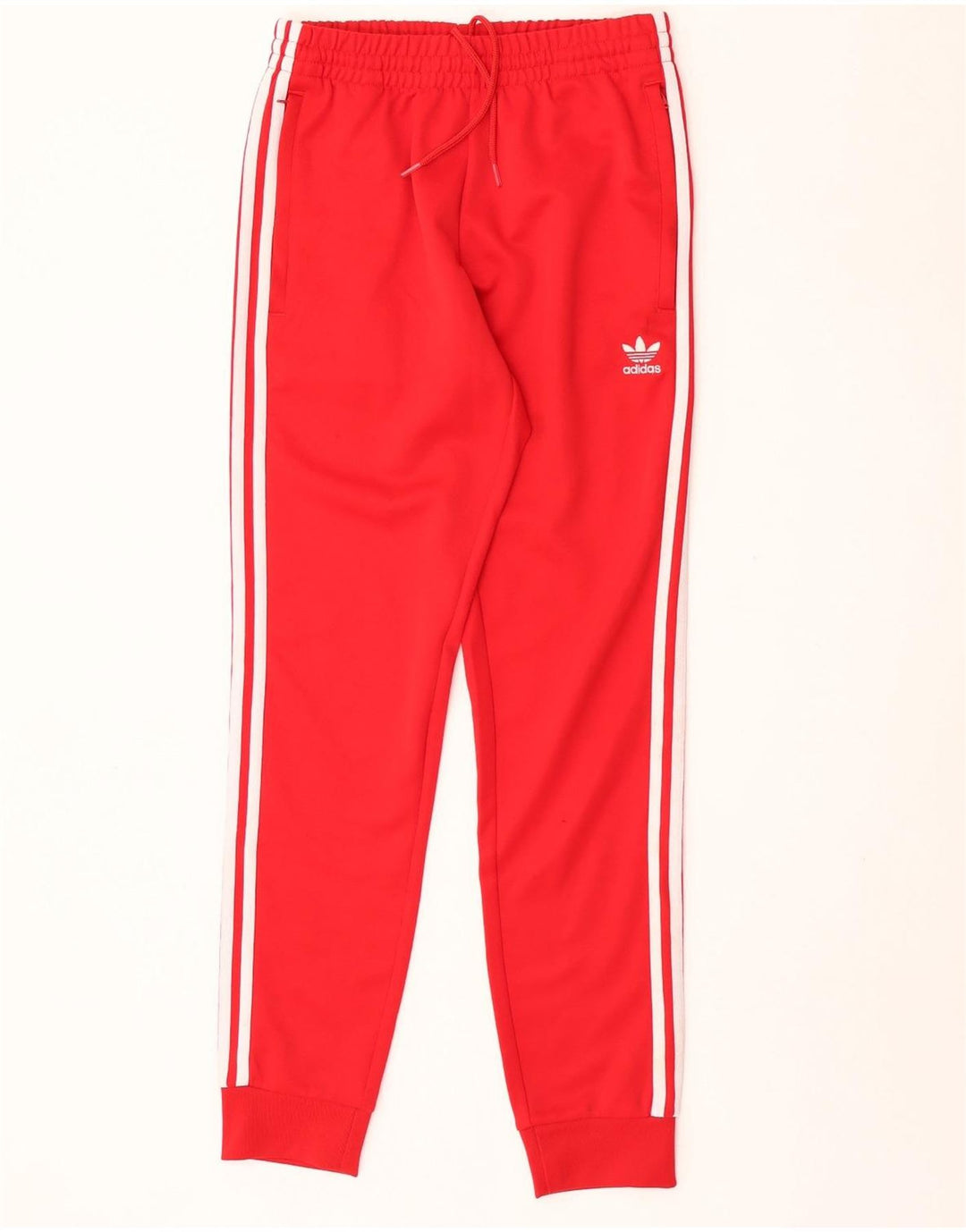 Adidas Męskie Spodnie Dresowe Joggery Małe Czerwone Poliester