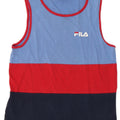 Top chłopięcy Fila Vest 7-8 lat, wielokolorowy, z blokami kolorów