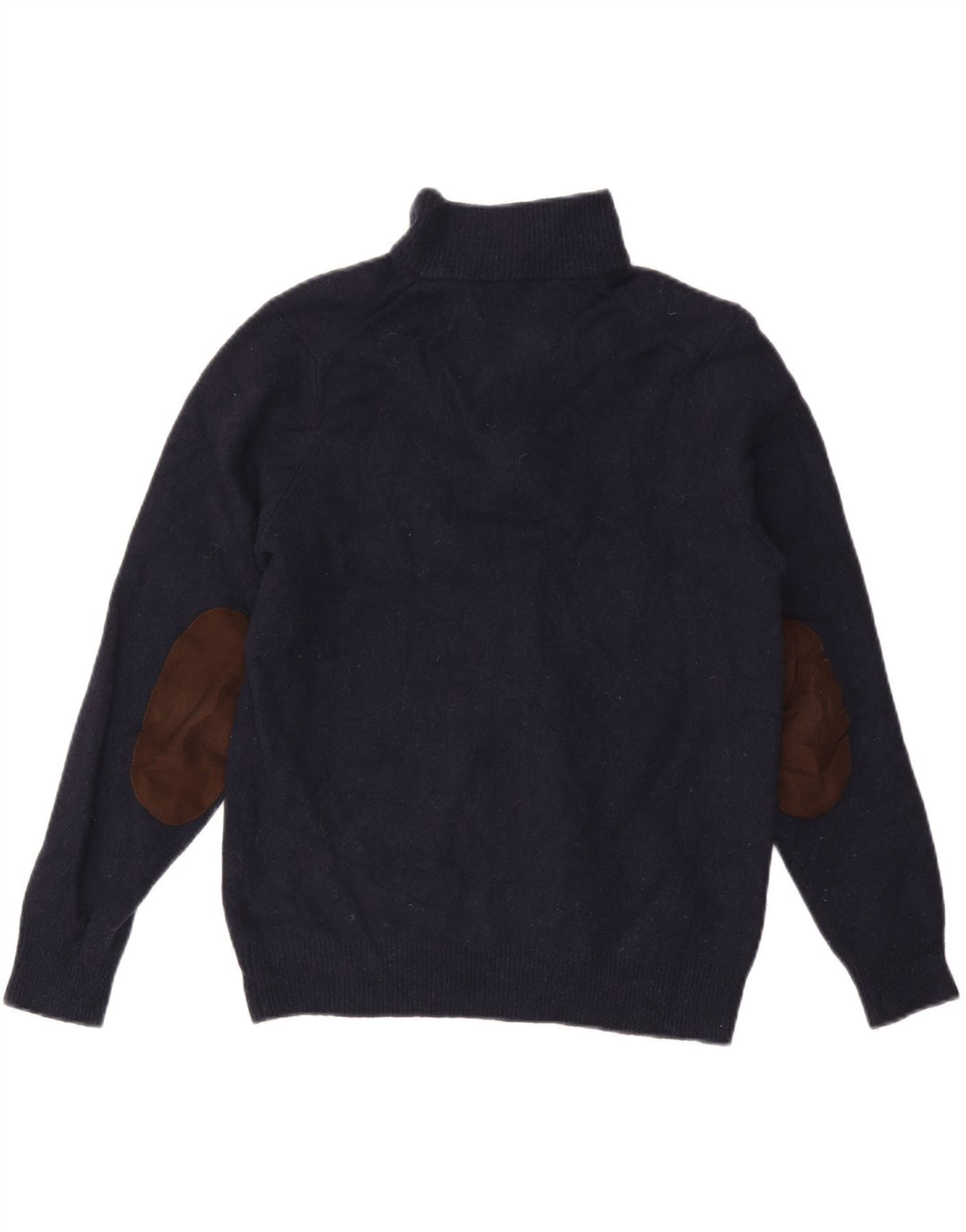 Męski sweter z zamkiem błyskawicznym Barbour, duży, granatowy, wełniany