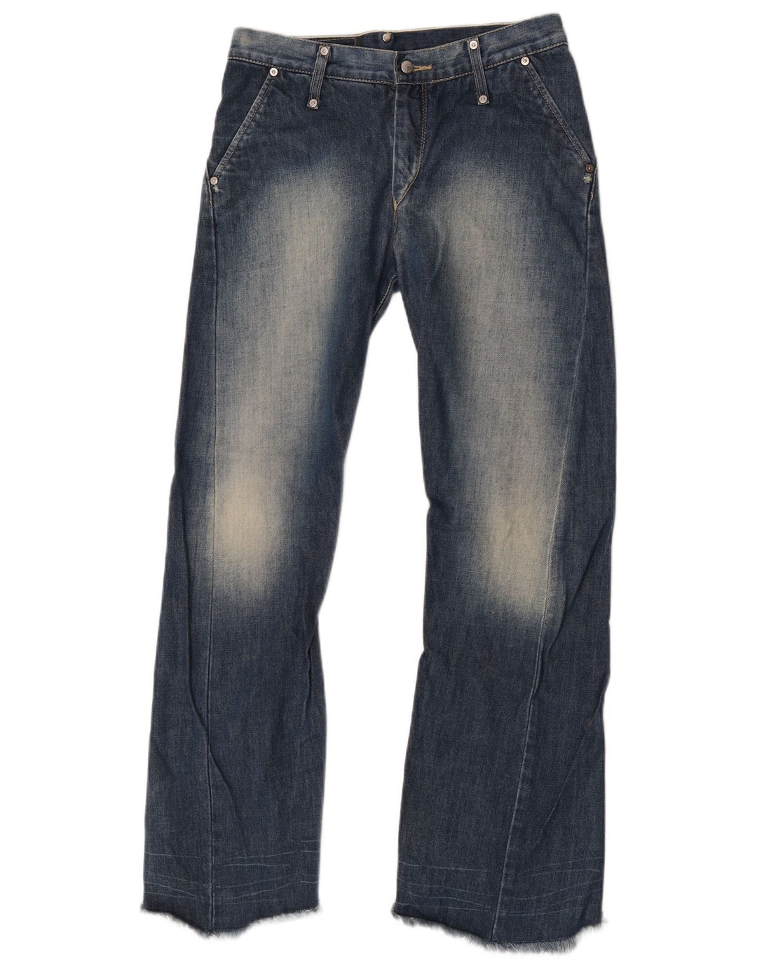 Męskie dżinsy Levi's Banana Bootcut W30 L29 Niebieska bawełna