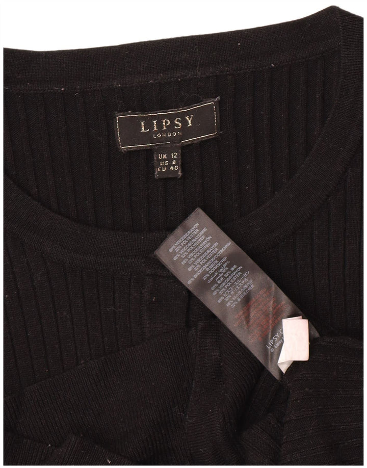 Sweter damski Lipsy Cardigan UK 12, średnia czarna wiskoza