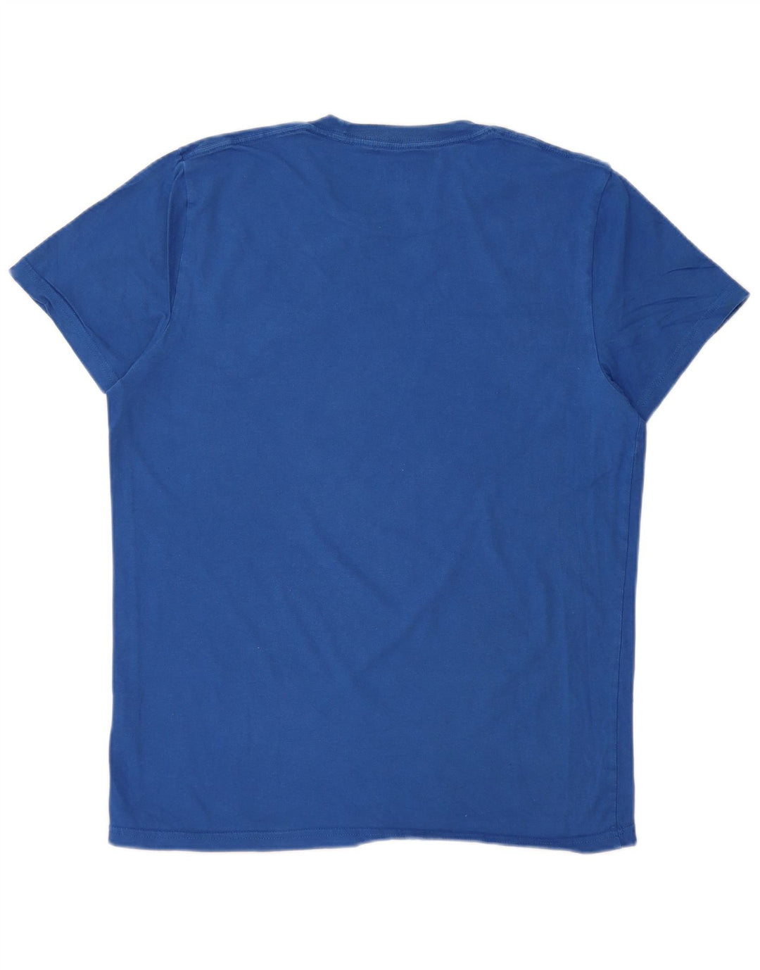 HOLLISTER Męski T-shirt Top Średni Niebieski Bawełniany