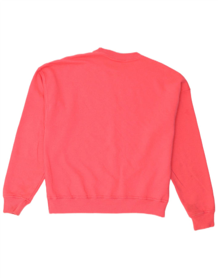 Damska bluza Champion Graphic Oversize Sweter UK 14 Średni Róż