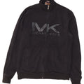 Męska kurtka dresowa Michael Kors z grafiką, średnia czarna, bawełniana