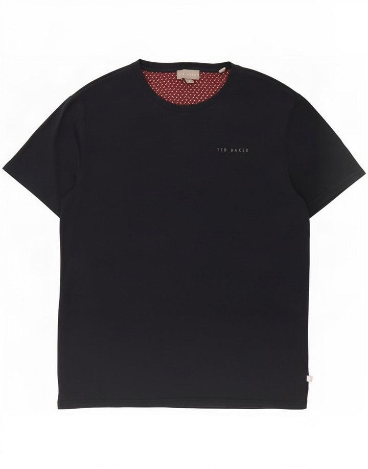 T-shirt męski Ted Baker, średni, granatowy, bawełniany