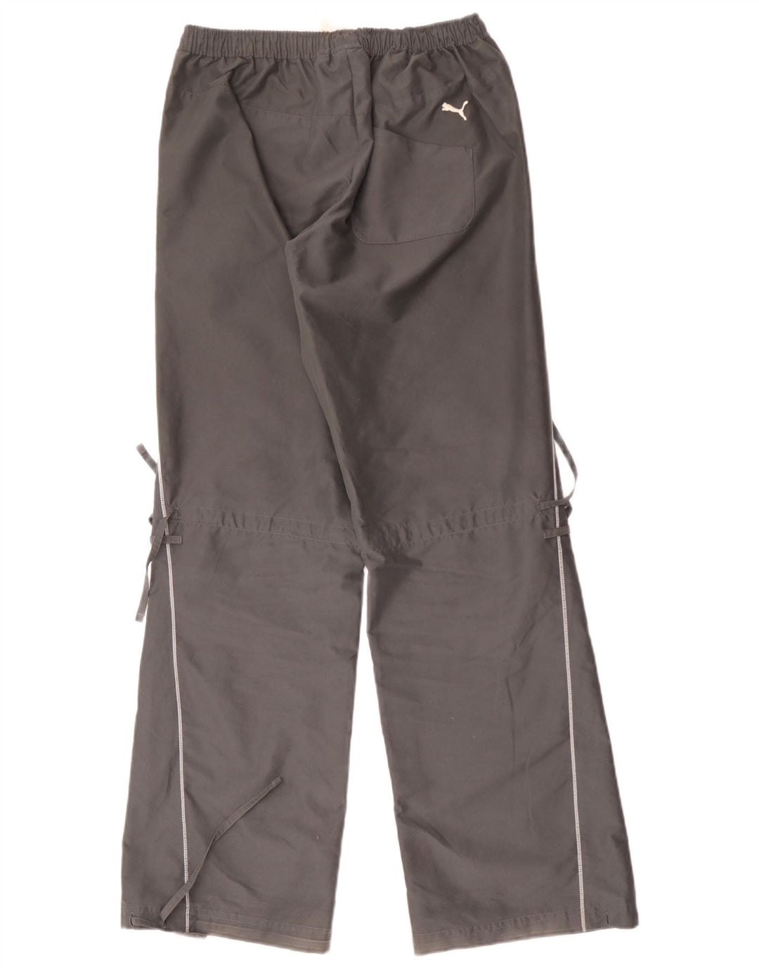 Damskie spodnie dresowe Puma UK 10, małe, szare, poliestrowe