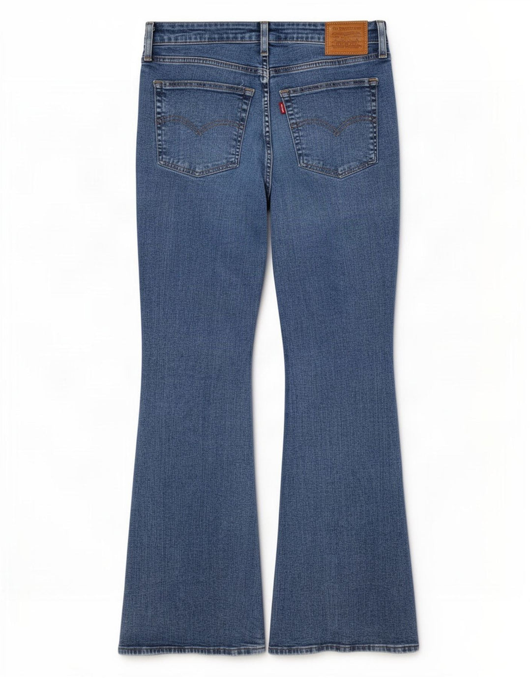 Damskie jeansy Levi's 726 Flared W30 L30 Niebieskie bawełniane