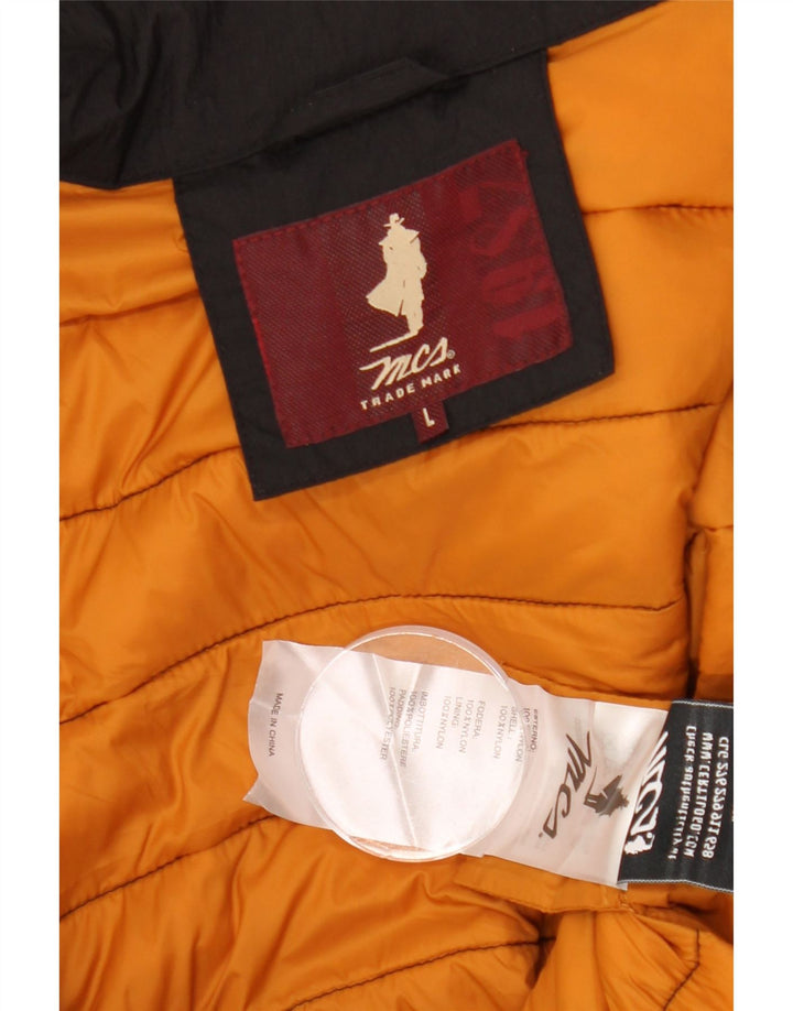 Męska ocieplana kurtka MARLBORO CLASSICS UK 40, duża, czarna, nylonowa