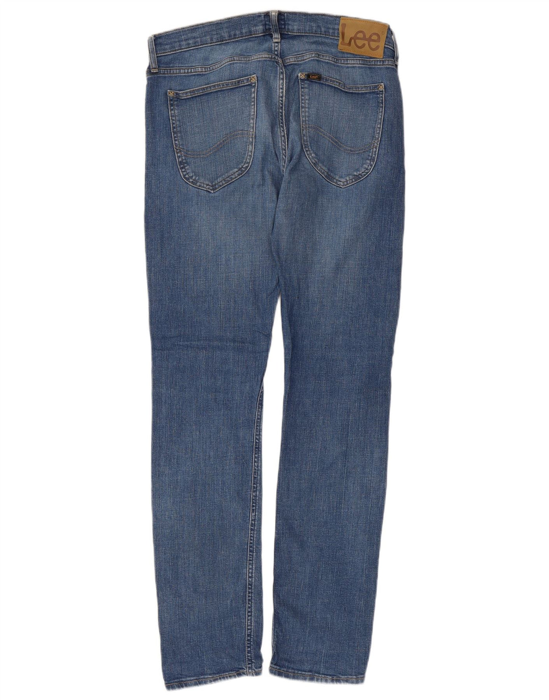 Lee Męskie Luke Slim Jeans W30 L32 Niebieskie bawełniane