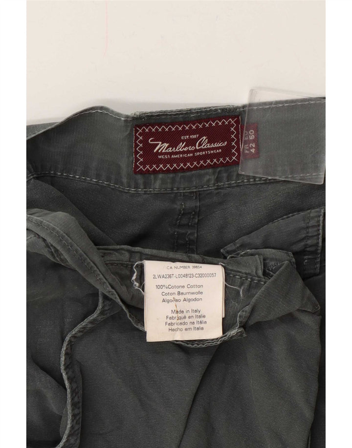 Męskie spodenki cargo Marlboro Classics EU 50 Large W34, szara bawełna