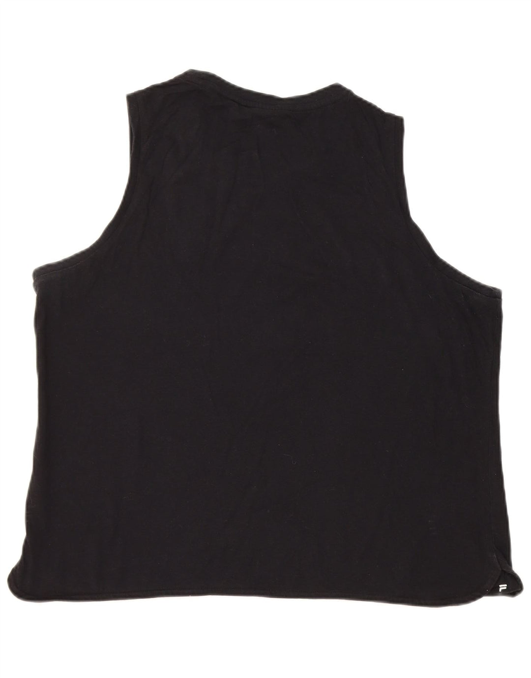 Top damski Fila Vest UK 18 XL, czarny, bawełniany