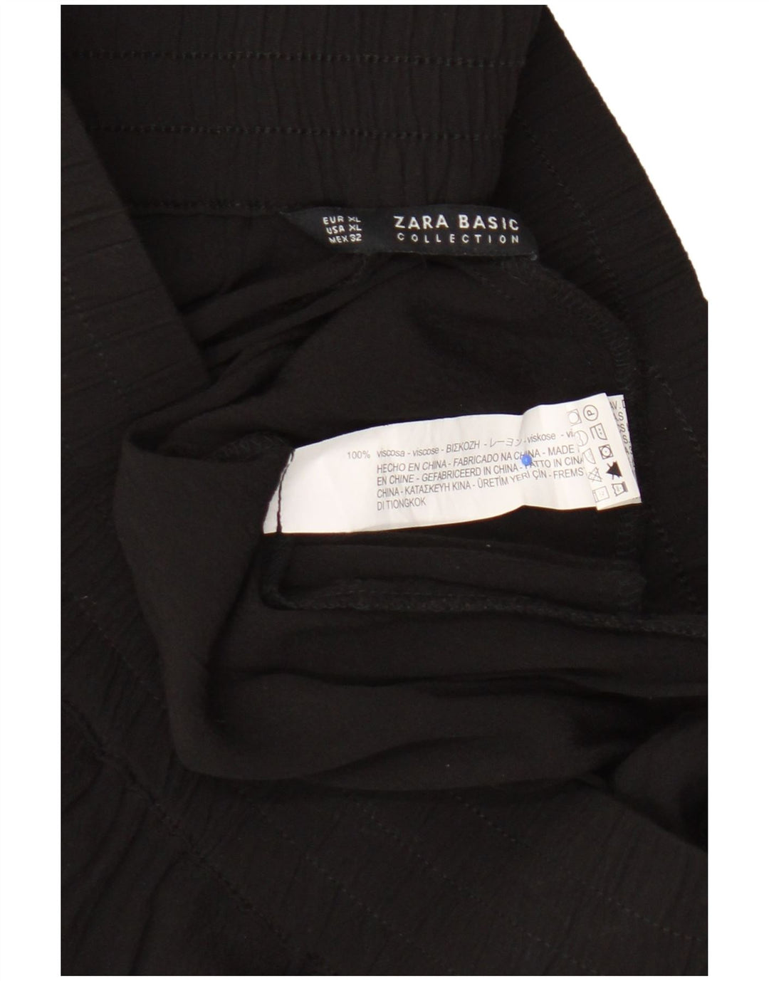 Spodenki damskie Zara XL W32 Czarna wiskoza