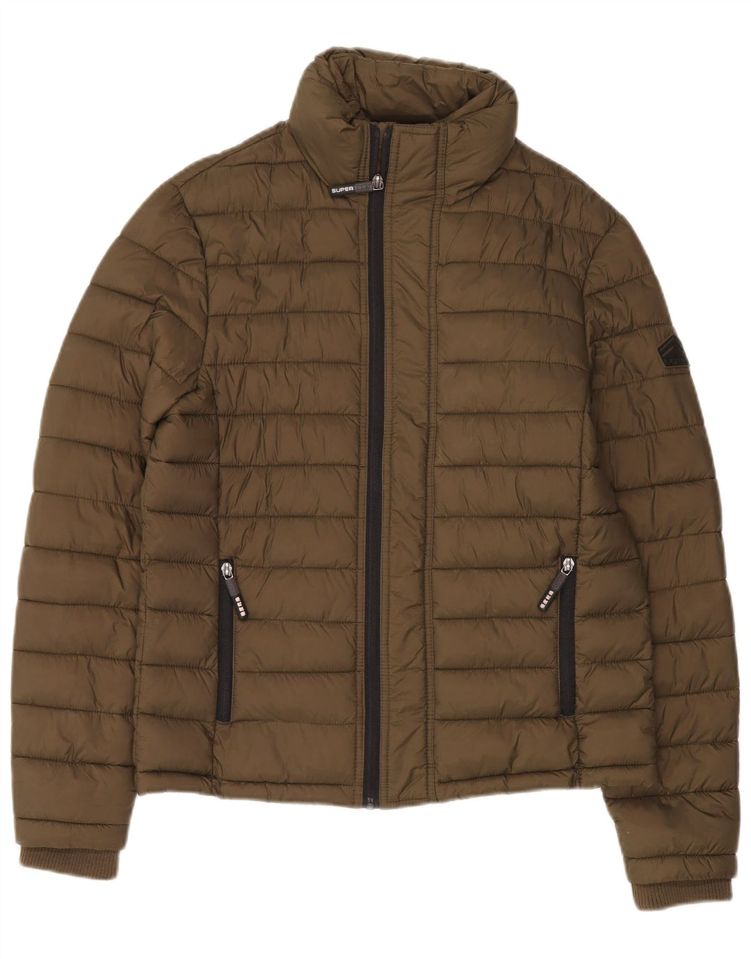 Męska ocieplana kurtka Superdry UK 38, średni nylon khaki