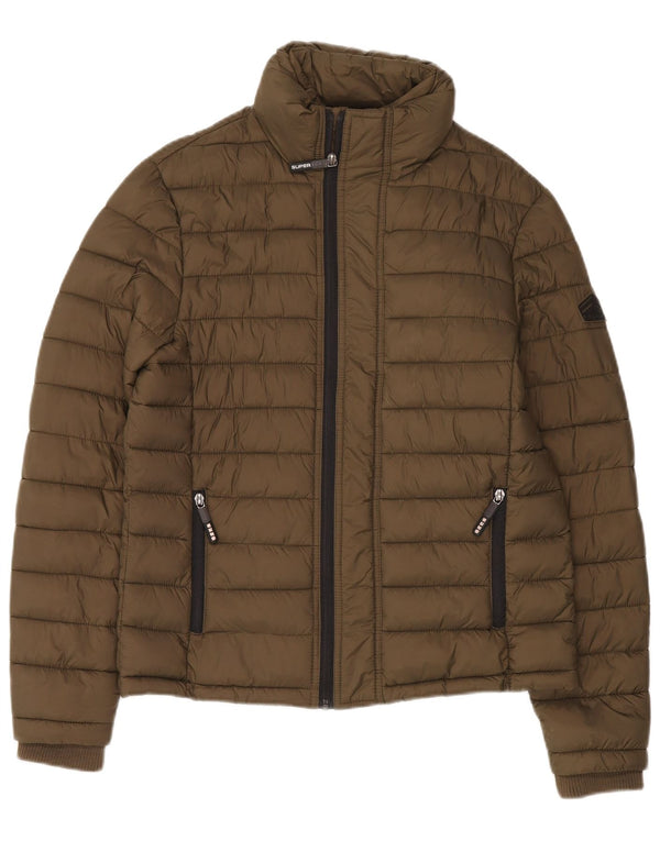 Męska ocieplana kurtka Superdry UK 38, średni nylon khaki