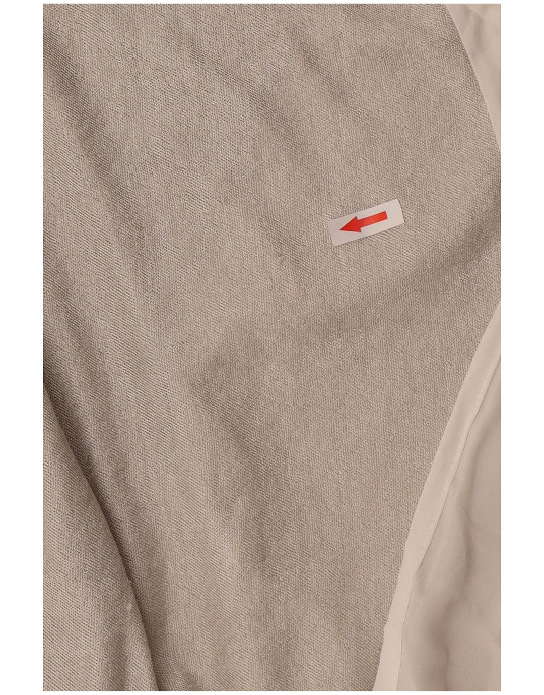 Damski sweter oversize z dekoltem w kształcie litery V Zara UK 16, duży, szary, z blokami kolorów