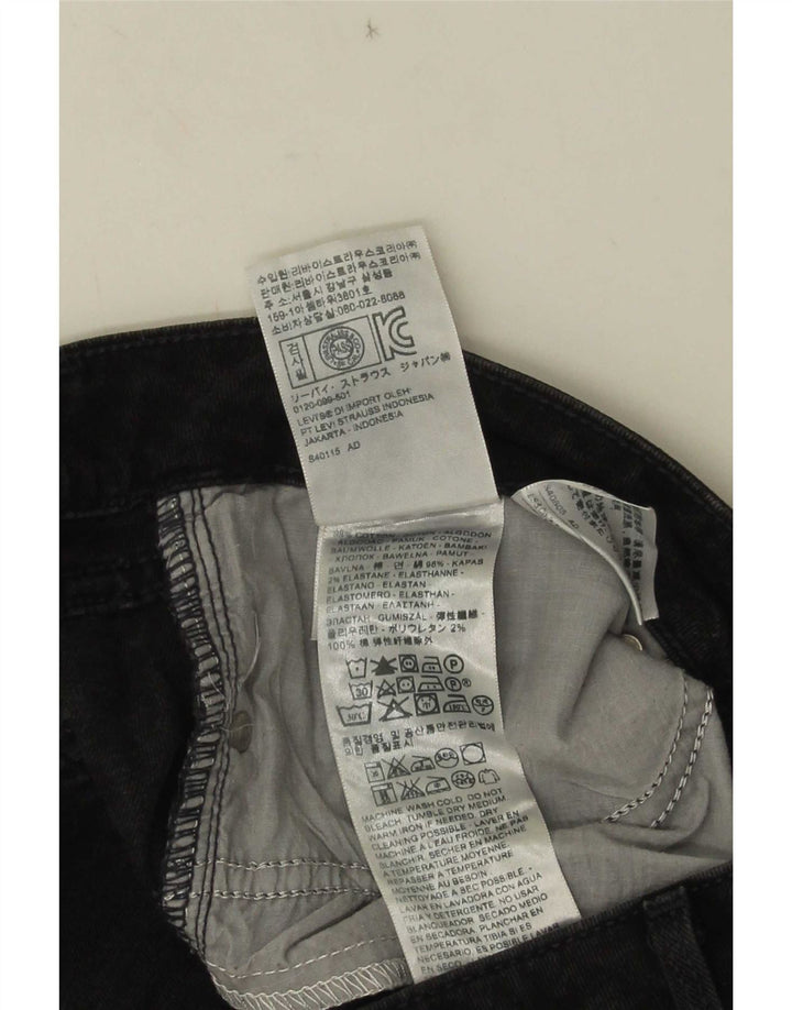 Damskie jeansy Levi's Skinny W30 L32 Czarna bawełna
