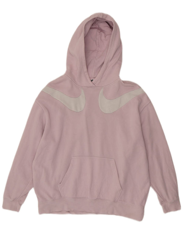 Damska bluza z kapturem Nike Graphic Oversized UK 14 w kolorze średniego różu