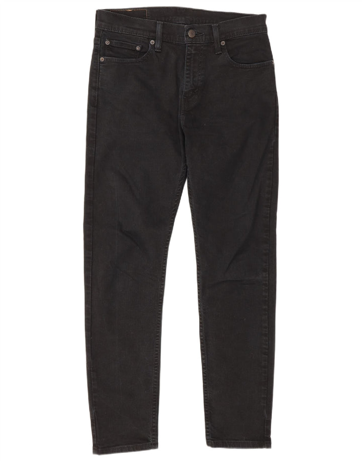 Męskie jeansy Levi's 512 Tapered W30 L32 Czarna bawełna