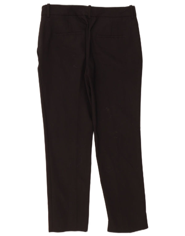 ZARA Womens Slim Chino Trousers EU 38 Small W28 L27 Black