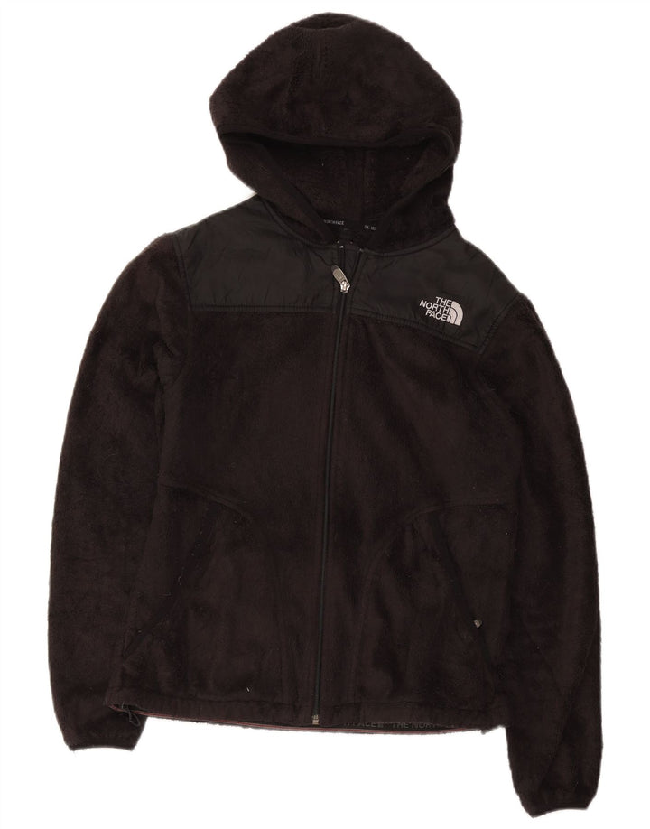 Damska kurtka polarowa z kapturem The North Face UK 12, średni czarny poliester