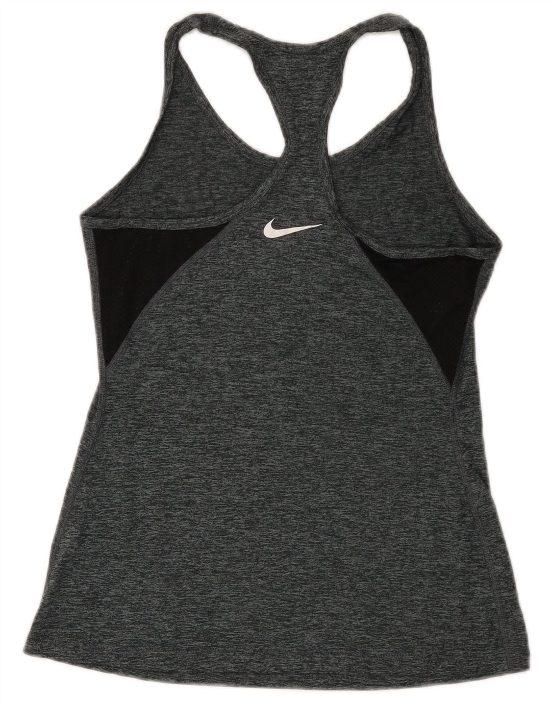 Damska kamizelka Nike Dri Fit Top UK 8, mały, szary, nakrapiany poliester