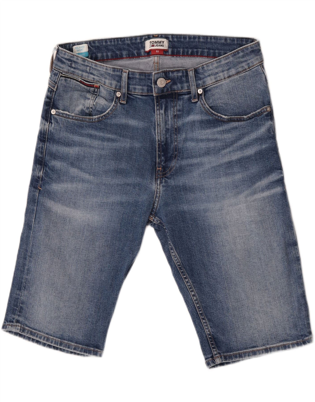 Męskie spodenki jeansowe Tommy Hilfiger W32 Średnioniebieskie bawełniane
