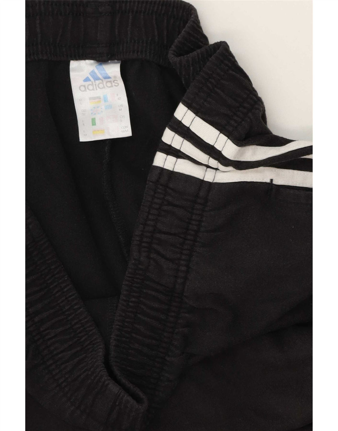 Męskie spodenki sportowe Adidas, średnie czarne, bawełniane