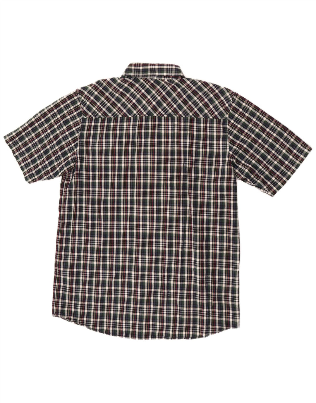 Koszula męska z krótkim rękawem Carhartt, średnia, wielokolorowa, bawełniana w kratkę